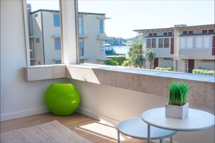 Deluxe-Apartment | Blick auf den Innenhof