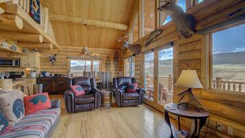 TV connectée, cheminée