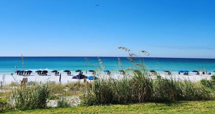 STEPS TO THE BEACH! 1st floor end unit with amazing views!