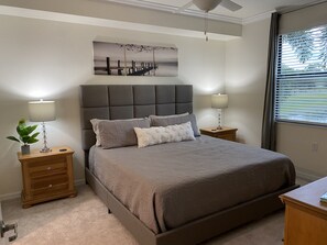 2 bedrooms, desk, iron/ironing board, WiFi