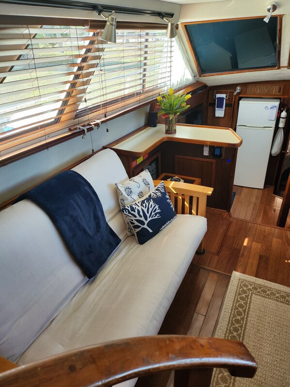 Smart-TV, DVD-Player, Bücher, Videothek