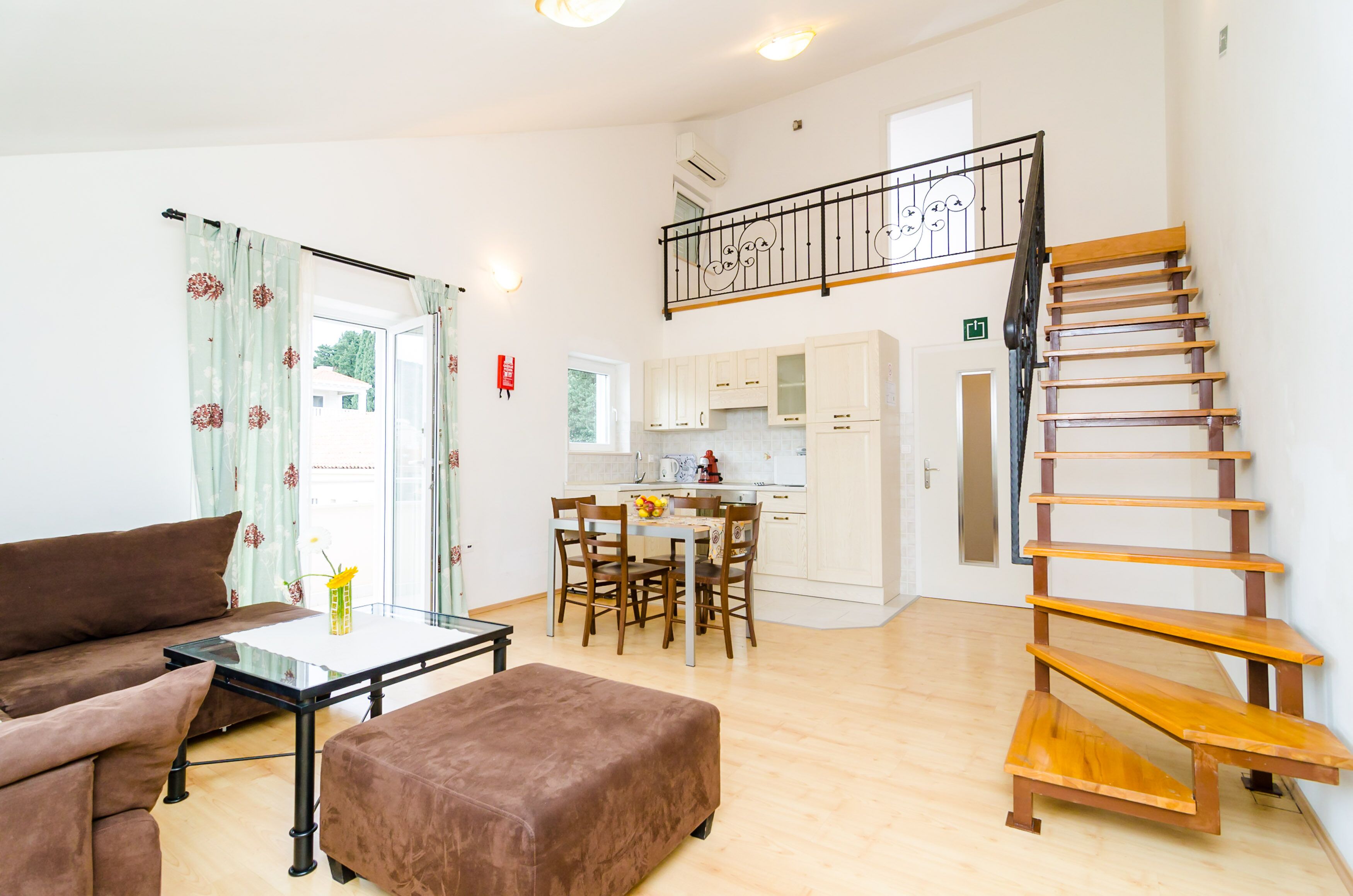 Apartment, 1 Bedroom, Balcony, Garden View | Bathroom | Hair dryer, towels