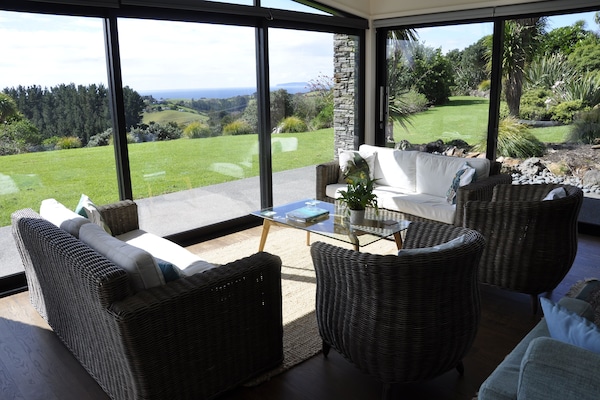 Coastal view from sun room