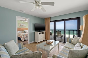 Open layout with beach views