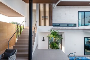 Exclusive Villa, 3 Bedrooms | Free minibar items, in-room safe, desk, laptop workspace