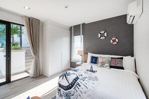 Vila Eksklusif, 3 kamar tidur | Isi minibar gratis, brankas, meja kerja, dan ruang kerja ramah laptop
