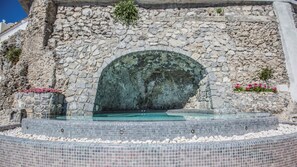 Piscine extérieure, piscine chauffée