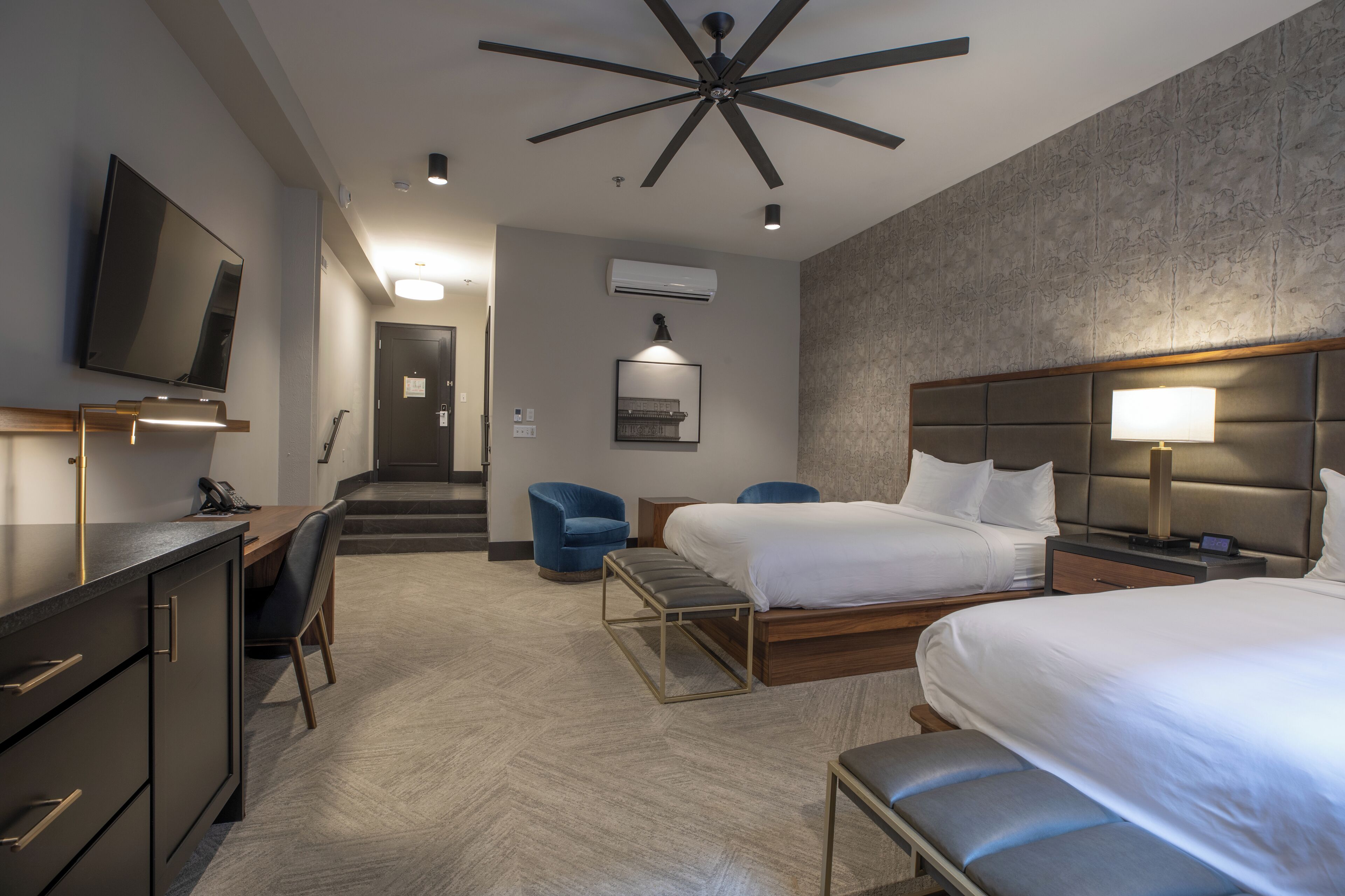 deluxe room, 2 queen beds | individually decorated, individually furnished, laptop workspace