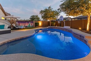 Una piscina climatizada