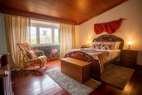 Romantic suite in exotic fruit orchard