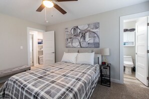 3 bedrooms, iron/ironing board, free WiFi, bed sheets