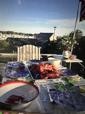 Lobster Dinner on the Deck - Harbor Outlook with Water Views (Vinalhaven)