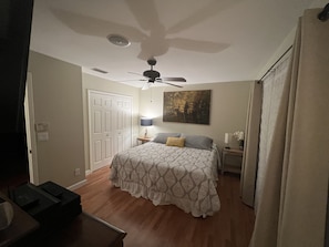 3 bedrooms, iron/ironing board, travel cot, WiFi