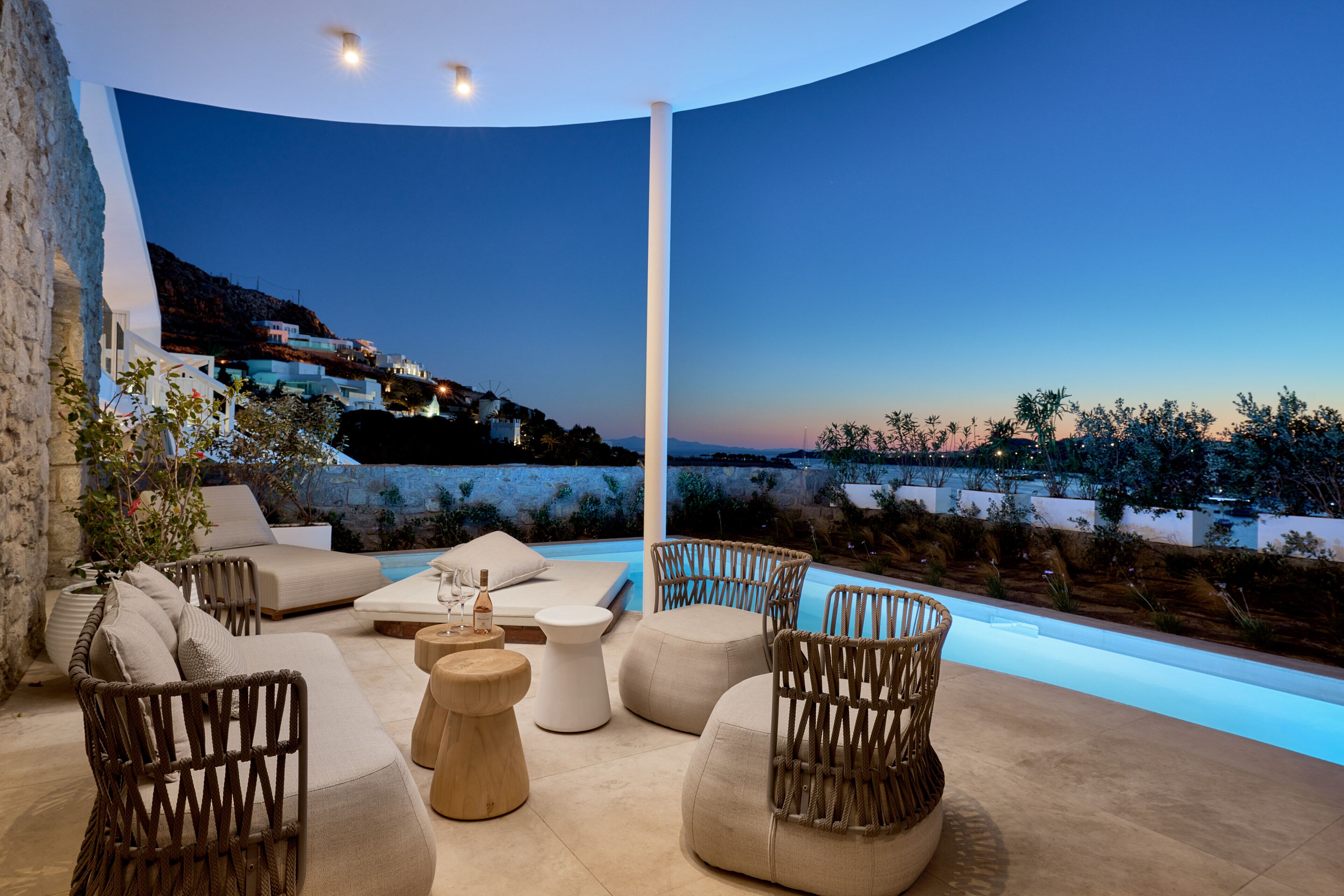 Elite Two-Bedroom Suite Sea View with Private Pool | Terrazza/patio