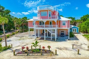 Exterior - Private Elevated Pool & Deck! (North Captiva Island)