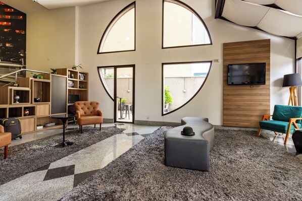 Sala de estar en el lobby