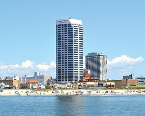 海灘、躺椅、沙灘巾