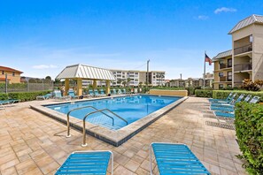 Condo, 1 King Bed (Spacious condo with lanai, pool and s) | Pool