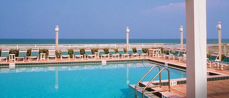 Indoor pool, outdoor pool