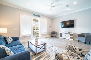 Smart TV, video games, DVD player, books