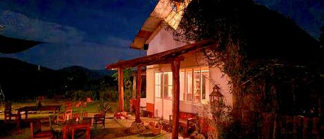 Front of property - evening/night