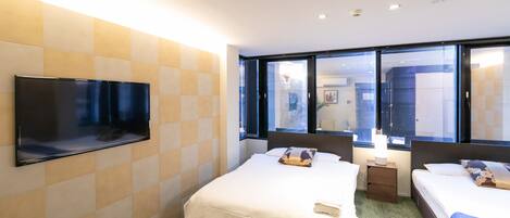 シグネチャー アパートメント 2 ベッドルーム 禁煙 | 客室ごとに異なる装飾、客室ごとに異なるインテリア、ノートパソコン用作業スペース、遮光カーテン