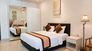 3 bedrooms, in-room safe, desk, iron/ironing board