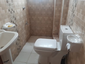 Shower, towels, soap, toilet paper - South B 1 bedroom rental furnished apartment (Nairobi)