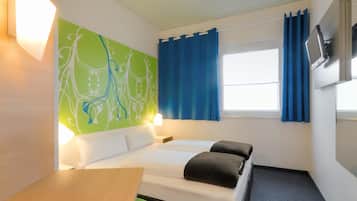 Doppelzimmer | Allergikerbettwaren, Schreibtisch, kostenloses WLAN, Bettwäsche