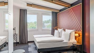 Seprai antialergi, meja kerja, kedap suara, dan Wi-Fi gratis