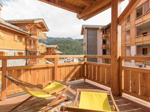 Appartement Ski aux Pieds, 6 Pers, Montgenèvre – Terrasse et Confort
