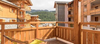 Ski-In/Ski-Out Apartment, 6 Guests, Terrace & Private Ensuite