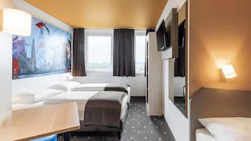 Bureau, chambres insonorisées, Wi-Fi gratuit, draps fournis