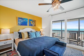 2 bedrooms, iron/ironing board, WiFi, bed sheets - Sea Gull Villas #2 Amazing Gulf Front with Private Elevator! (Panama City Beach)