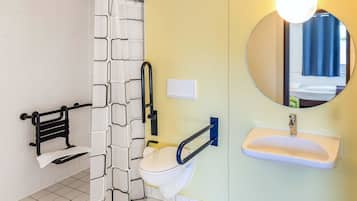 Shower, hair dryer