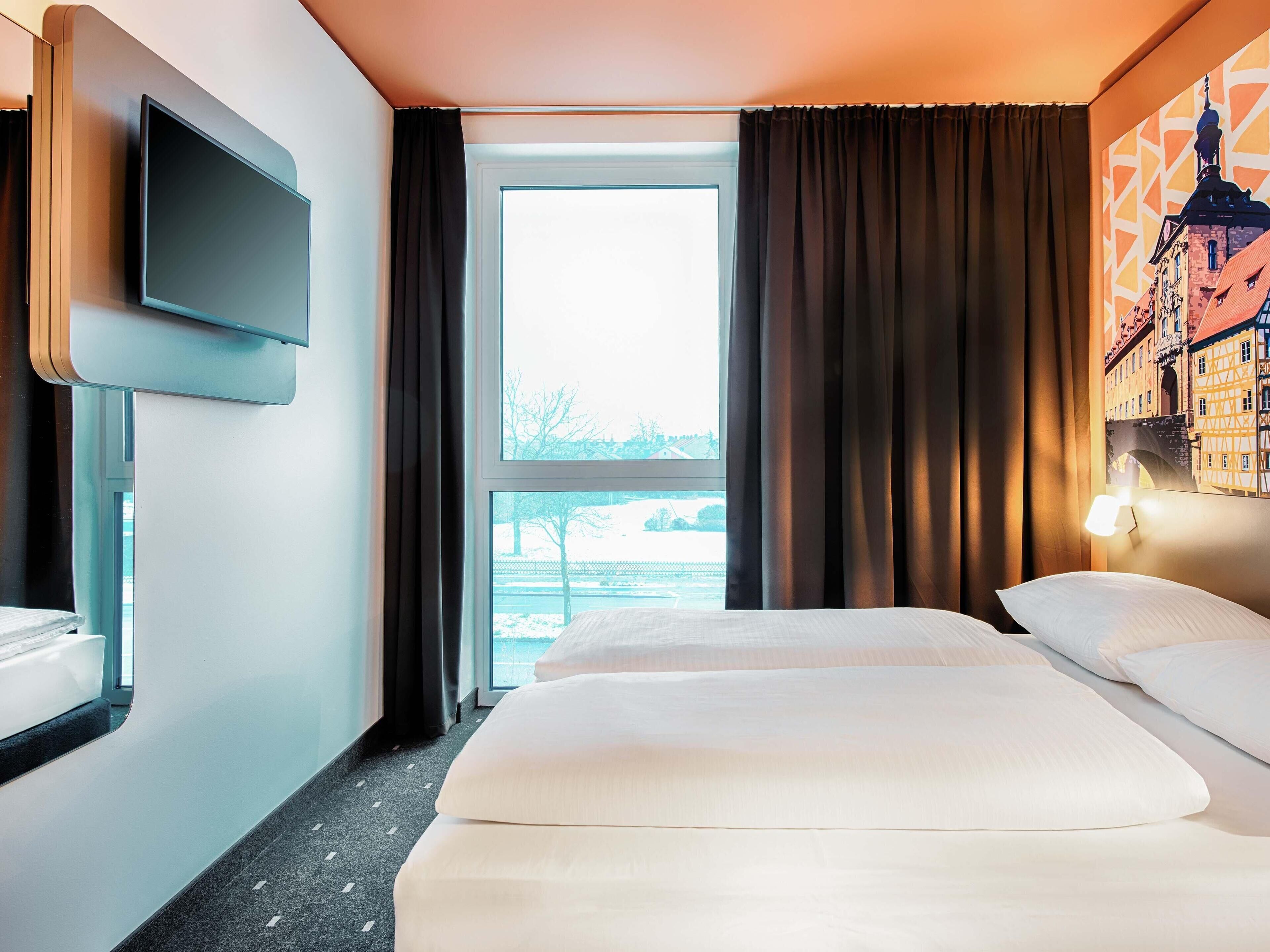 Doppelzimmer | Schreibtisch, schallisolierte Zimmer, kostenloses WLAN, Bettwäsche