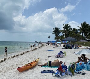 Ligstoelen, strandlakens