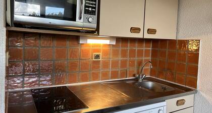 Appartement MontgenÚvre 6 pers, skis aux pieds, animaux acceptés, parking