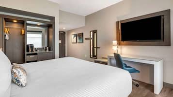 Standard Single Room, 1 King Bed, Non Smoking | Individually furnished, desk, laptop workspace, soundproofing