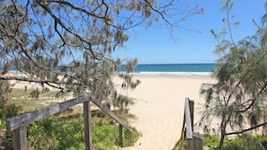 On the beach