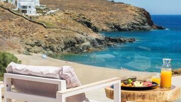 Villa Club - privat pool - havsutsikt | Utsikt mot havet/stranden