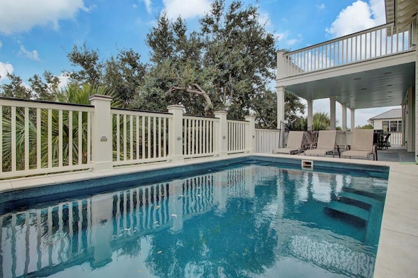 Take a dip in your private swimming pool.