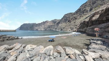 Vlak bij het strand