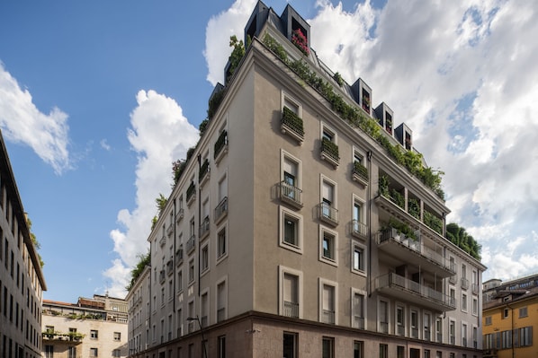 Façade de l’hébergement