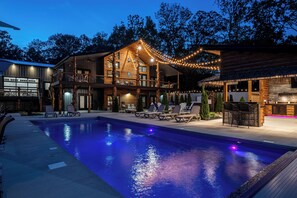 Indoor pool, a heated pool