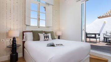Leilighet, terrasse (2 Bedrooms) | 2 soverom, wi-fi (inkludert) og sengetøy