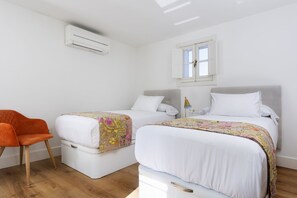 1 quarto, roupa de cama