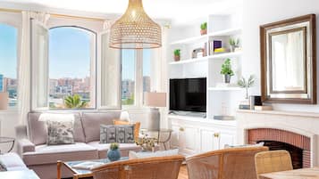 Apartment (2 Bedrooms) | Living area | TV