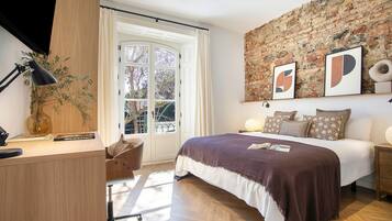 Appartement (3 Bedrooms) | 2 slaapkamers, een bureau, een strijkplank/strijkijzer, gratis wifi