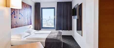 Literie hypoallergénique, bureau, chambres insonorisées, Wi-Fi gratuit